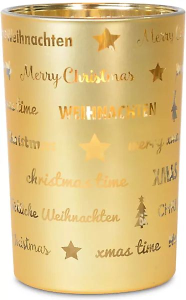 RIFFELMACHER & WEINBERGER Windlicht »Fröhliche Weihnachten, Weihnachtsdeko« günstig online kaufen