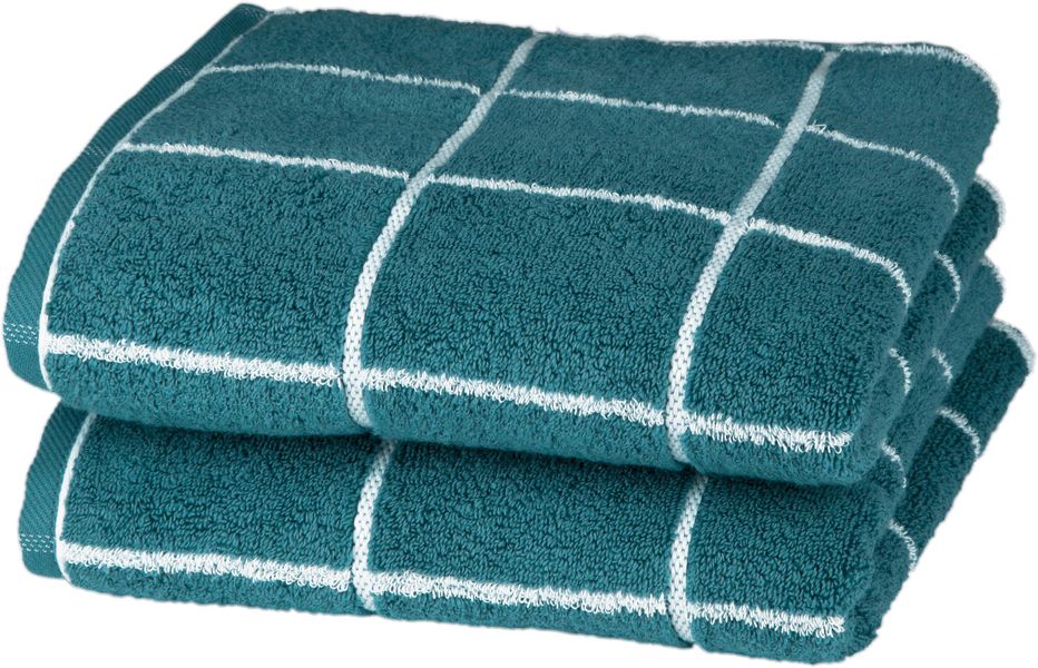 ROSS Handtuch Uni, Frottier (1-St), Überkaro günstig online kaufen