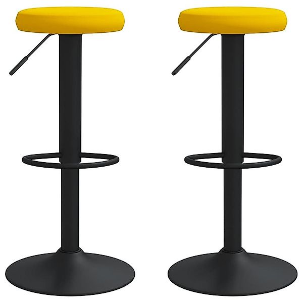 vidaXL Barhocker Barhocker 2 Stk. Senfgelb günstig online kaufen