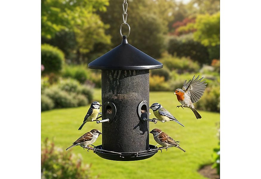 Zooprinz Futterstation Premium XL Vogelfutterspender mit Sitzringen Vogelfu günstig online kaufen