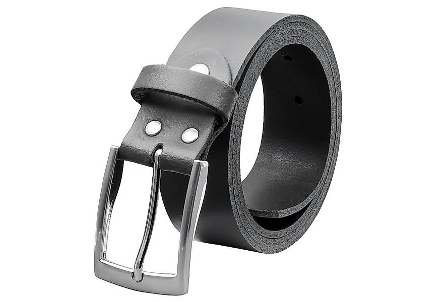 COLOGNEBELT Ledergürtel OM421-SL-Grau MADE IN GERMANY, Grau, Kürzbar, 100 % günstig online kaufen