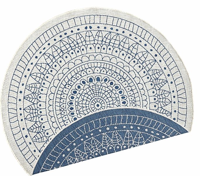 HANSE Home Teppich »Porto Wendeteppich«, rund, 5 mm Höhe, In-& Outdoor, Wet günstig online kaufen