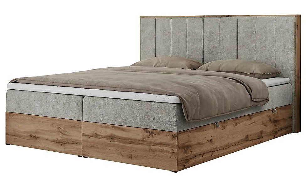 Boxbett mit Bettkasten Bellissimo ¦ grau ¦ Maße (cm): B: 188 H: 115 Betten günstig online kaufen