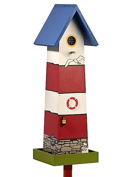dobar Vogelhaus Dobar Vogelburg Leuchtturm 19,5 x 19,5 x 60 cm günstig online kaufen