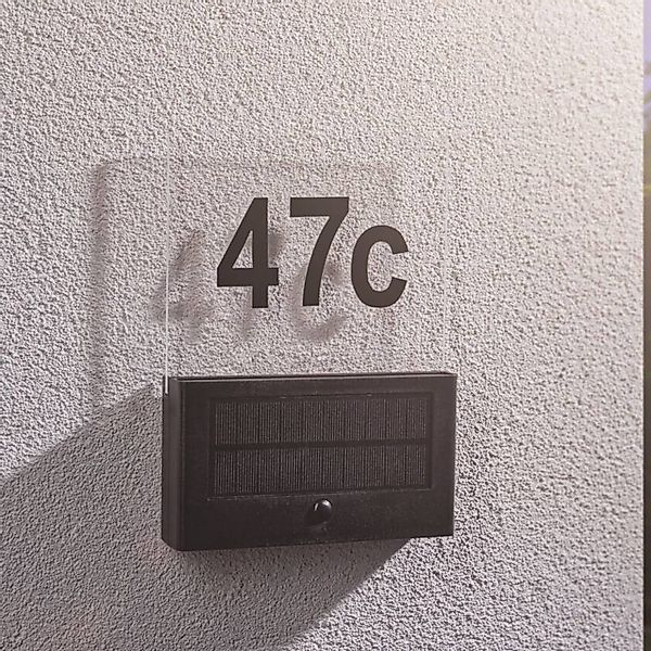 Paulmann LED Außen-Wandleuchte »Solar Hausnummernleuchte Neda IP44 2200K 18 günstig online kaufen