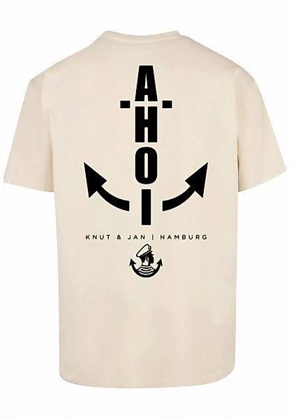 F4NT4STIC T-Shirt "Oversized T-Shirt Ahoi Anker Knut & Jan Hamburg", Print günstig online kaufen