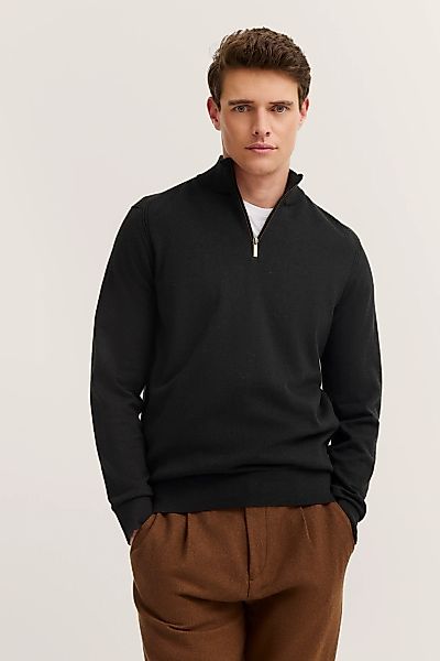 bugatti Troyer "Regular Fit", aus Baumwolle-Kaschmir mit Reißverschluss günstig online kaufen