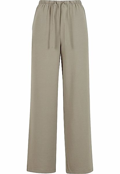 URBAN CLASSICS Stoffhose "Urban Classics Ladies Structured Wideleg Pants" günstig online kaufen