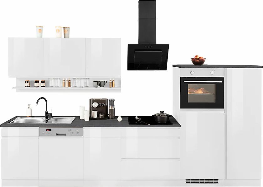KOCHSTATION Küchenzeile "KS-Virginia", Breite 350 cm, mit Glaskeramik-oder günstig online kaufen
