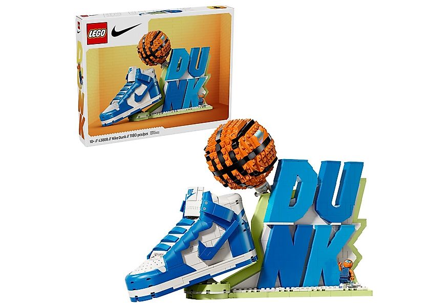 LEGO® Nike 43008 Nike Dunk x LEGO® Set Spielbausteine, (Set, 1180 St., Set) günstig online kaufen