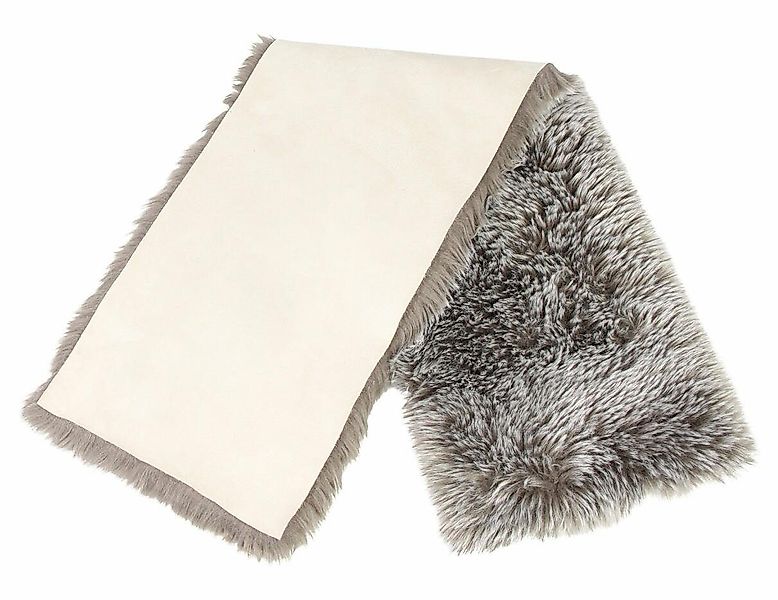 Home-trends24.de Tischläufer Tischläufer Kunstfell Braun Beige günstig online kaufen