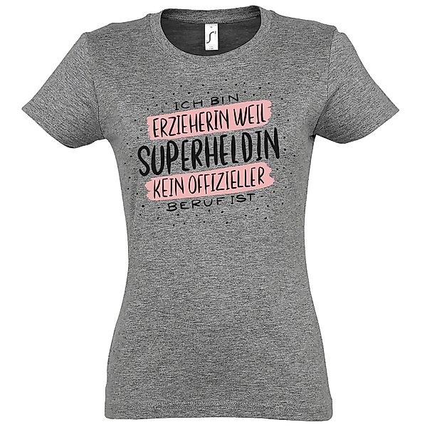 Youth Designz T-Shirt Beste Erzieherin Superheldin günstig online kaufen
