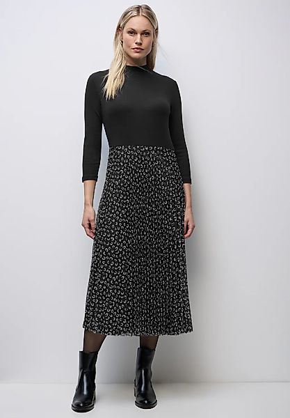 STREET ONE Midikleid Ohne Taschen mit plissiertem Rockteil günstig online kaufen