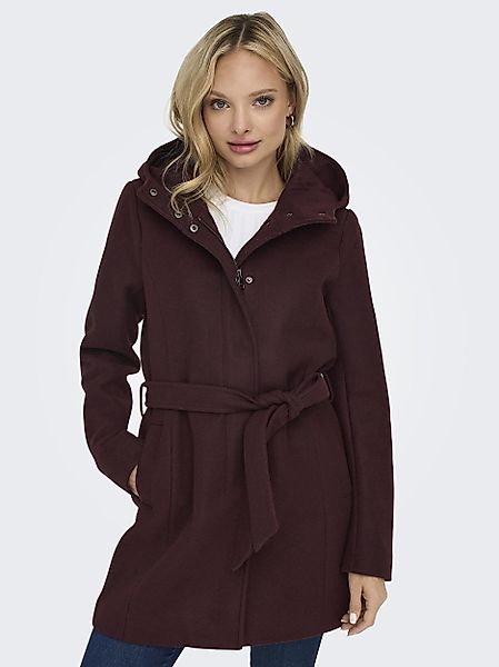 ONLY Kurzmantel ONLEMMA HOODED BELT COAT günstig online kaufen