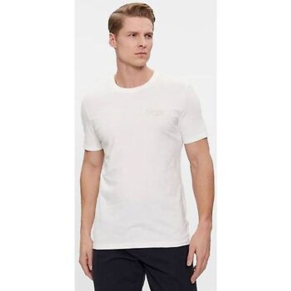 Guess  T-Shirts & Poloshirts M4RI49 KBL31 TREATED ITALIC-G018 SALT WHITE günstig online kaufen