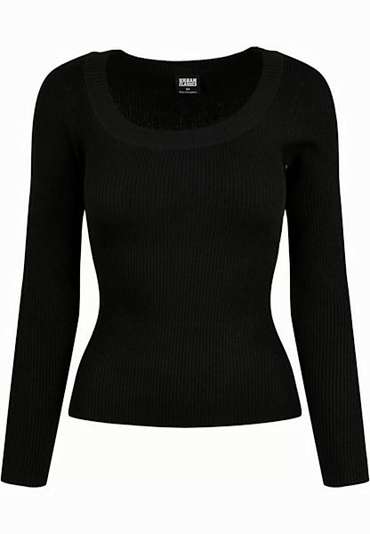 URBAN CLASSICS Rundhalspullover Urban Classics Damen Ladies Wide Neckline S günstig online kaufen