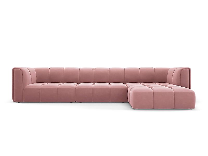 Milo Casa | Ecksofa Francesca Samt rechts 5-Sitzer günstig online kaufen