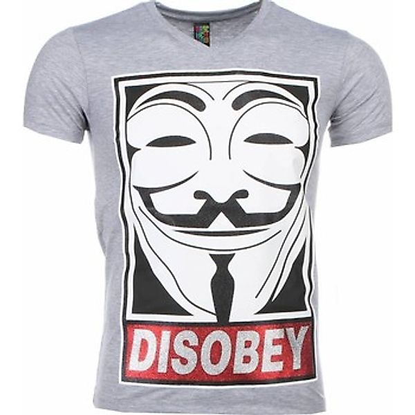 Local Fanatic  T-Shirt TShirt Anonymous Disobey Print günstig online kaufen