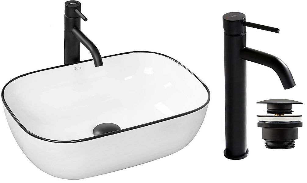 GTM Design Aufsatzwaschbecken LIVIA Modern Waschbeckenm günstig online kaufen
