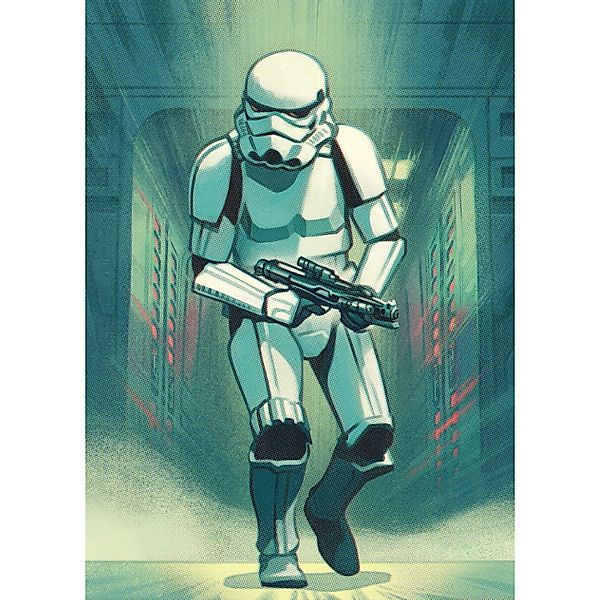 Komar Vliesfototapete Mandalorian Stormtrooper Print 200 cm x 280 cm günstig online kaufen
