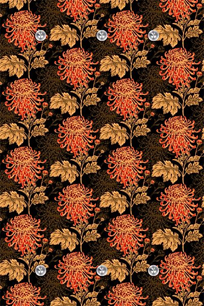 queence Garderobenleiste "Blumen" mit 6 Haken, 80 x 120 cm günstig online kaufen