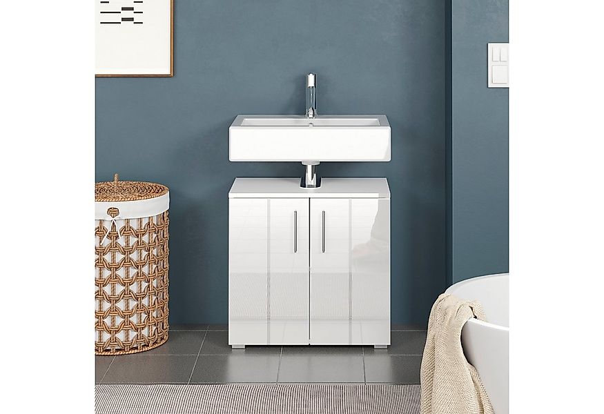 welltime Waschbeckenunterschrank Prag (1-St) Waschbeckenunterschrank mit 2 günstig online kaufen