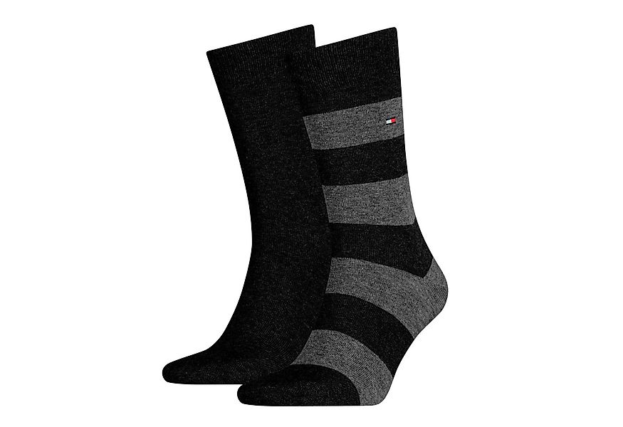 Tommy Hilfiger Socken TH MEN RUGBY SOCK 2P (2-Paar, 2 Paar) mit Rippenstric günstig online kaufen