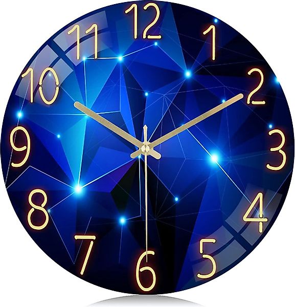 zggzerg Wanduhr Lautlos Wanduhr Glas, Kreativ günstig online kaufen