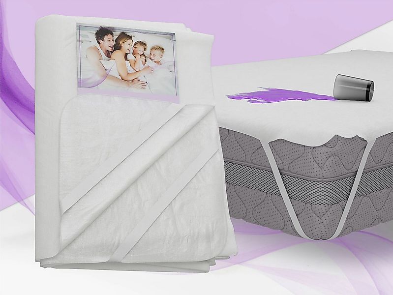 Matratzenauflage VITA MKS MÖBEL, Matratzenschoner mit Gummibändern, Polyure günstig online kaufen