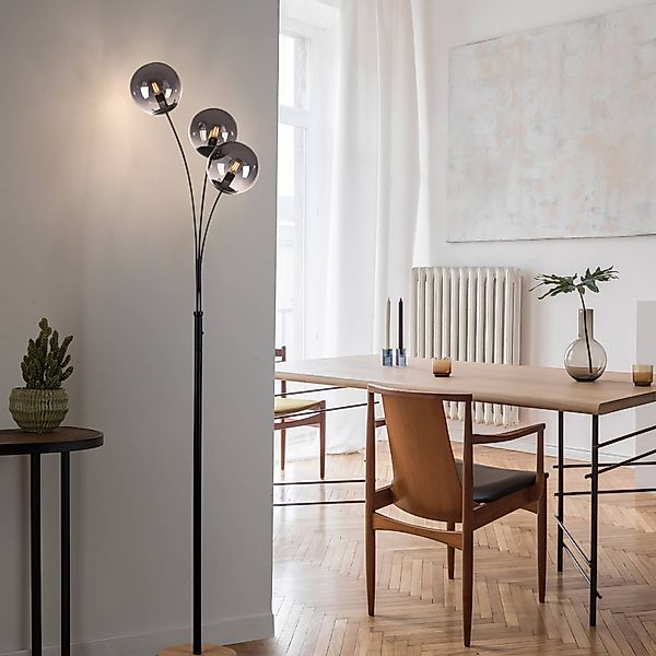 JUST LIGHT Stehlampe »GREEN WIDO«, 3 flammig, Leuchtmittel E14   ohne Leuch günstig online kaufen