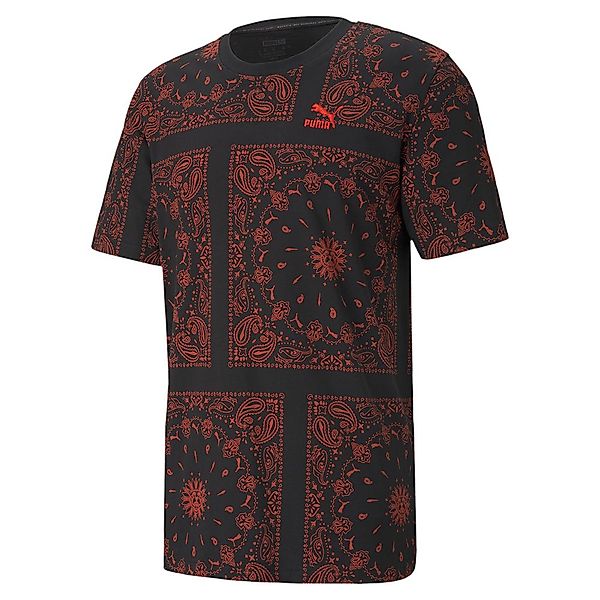 Puma Select Ob Aop Kurzarm T-shirt M Puma Black / Aop günstig online kaufen
