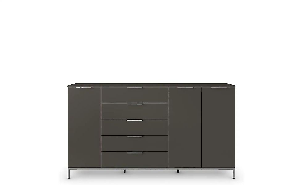 Highboard  Frome ¦ schwarz ¦ Maße (cm): B: 199 H: 111 Kommoden & Sideboards günstig online kaufen