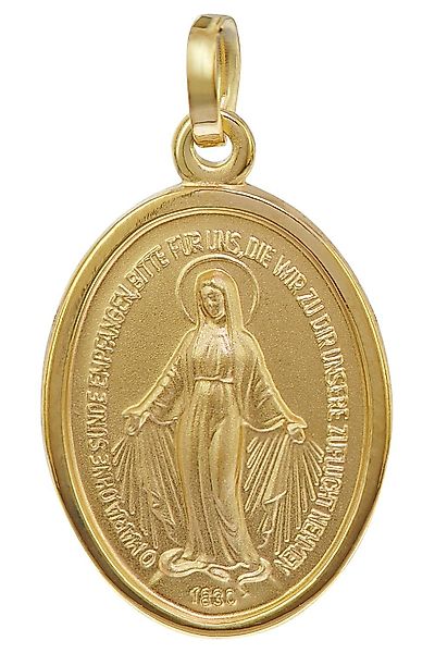 trendor Runder Anhänger Milagrosa Gold 750 günstig online kaufen