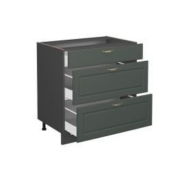 Vicco Unterschrank Fame-Line, Grün-Gold Landhaus/Anthrazit, 80 günstig online kaufen