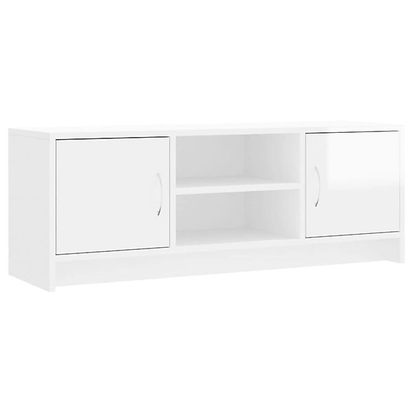 vidaXL TV-Schrank Hochglanz-Weiß 102x30x37,5 cm Holzwerkstoff 823255 günstig online kaufen