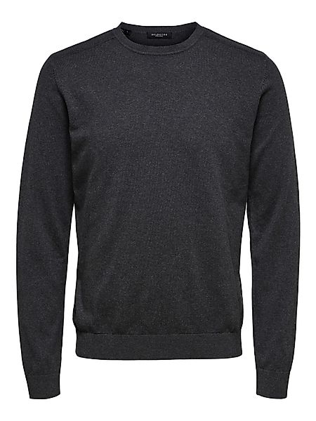 Selected Herren Rundhals Pullover SLHBERG CREW NECK B günstig online kaufen