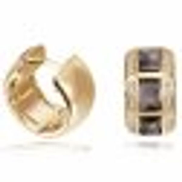 Creolen 925 Sterling Silber Glänzend Perlmutt schwarz/grün günstig online kaufen