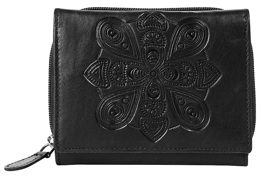 Bruno Banani Geldbörse "Mandala" echt Leder günstig online kaufen