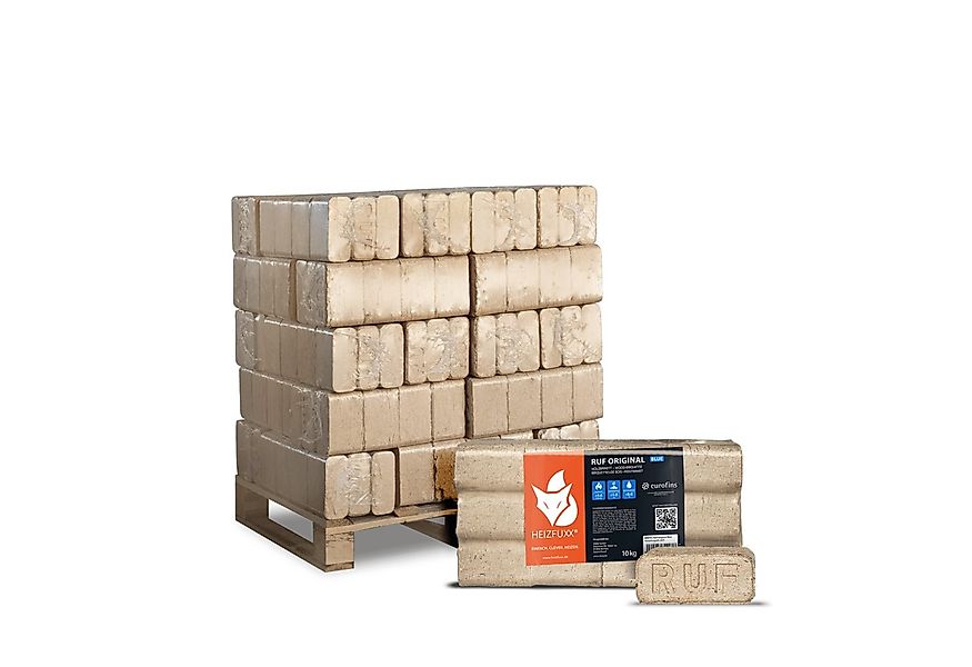 HEIZFUXX Holzbriketts RUF Original Blue, 300 kg, (Palette, 30-St) günstig online kaufen