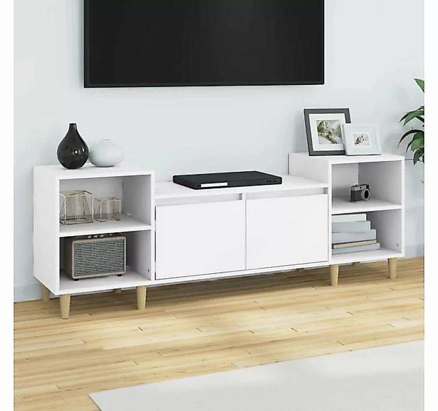 furnicato TV-Schrank Weiß 160x35x55 cm Holzwerkstoff günstig online kaufen