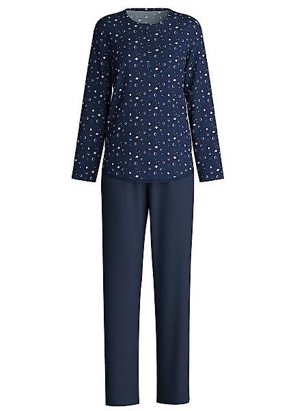 CALIDA Pyjama Midnight Dreams Damen (2 tlg) mit Knöpfen, aus 100% Bio-Baumw günstig online kaufen