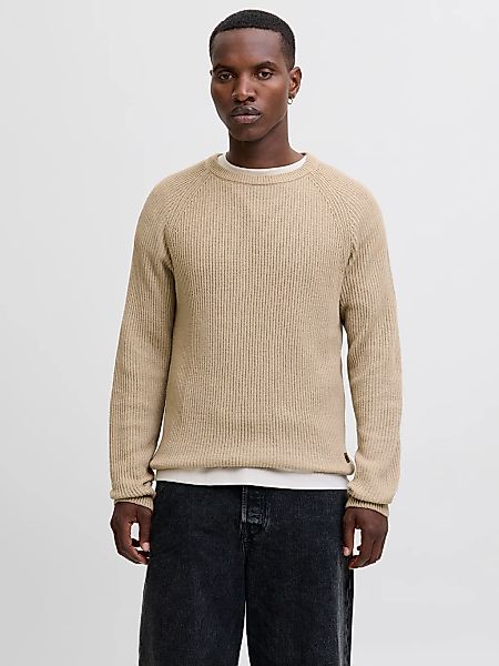 Jack & Jones Rundhalspullover JJPANNEL KNIT günstig online kaufen