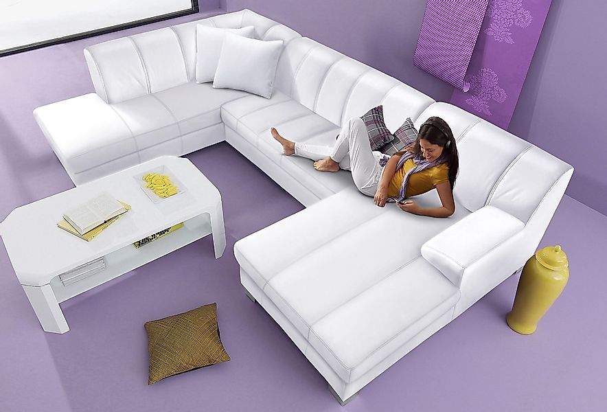 Home affaire Wohnlandschaft "Anzio, modern und gemütlich, niedrige Armlehne günstig online kaufen