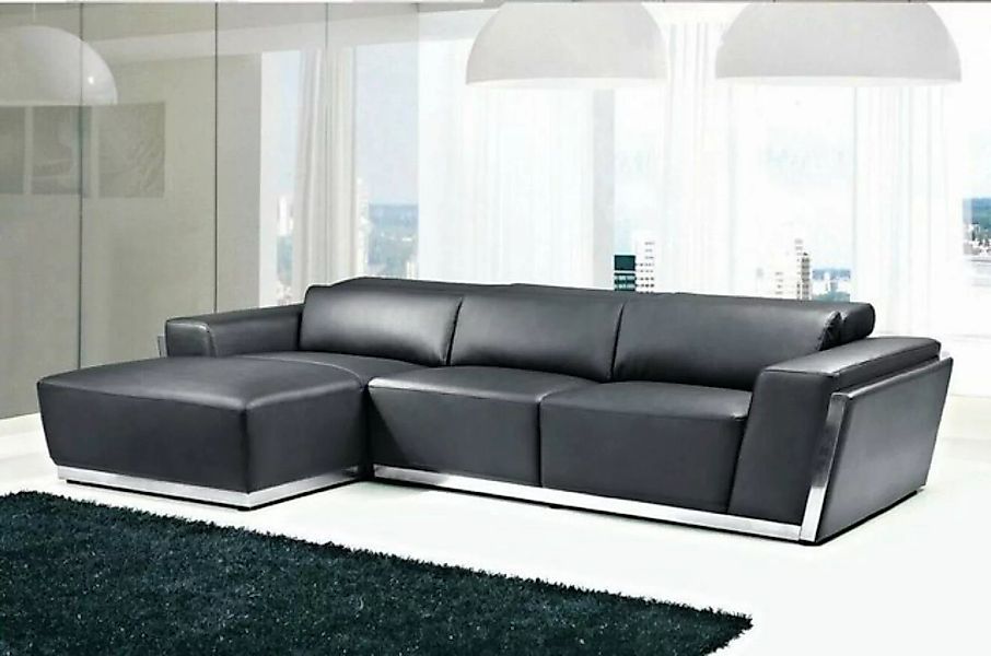 JVmoebel Ecksofa Wohnzimmer Ecksofa Garnitur Ledersofa Sitz Ecke Sofa Couch günstig online kaufen