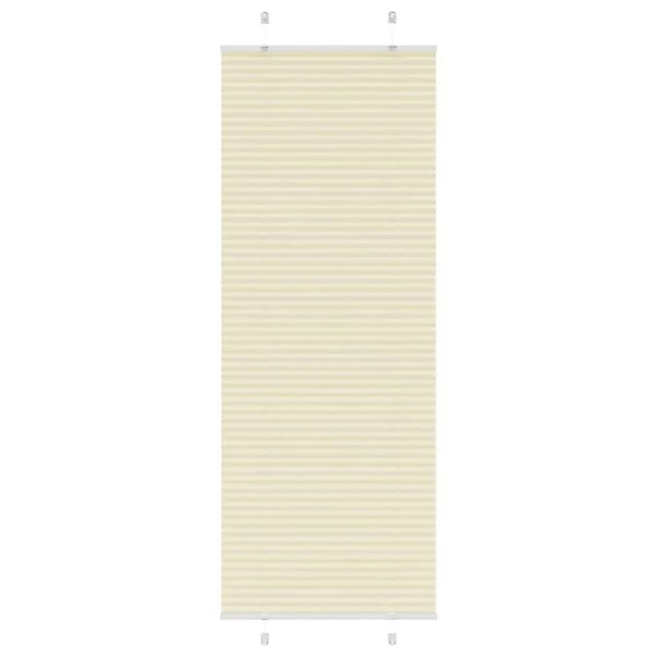 vidaXL Plissee Creme 70x200 cm Stoffbreite 69,4 cm Polyester 4015307 günstig online kaufen