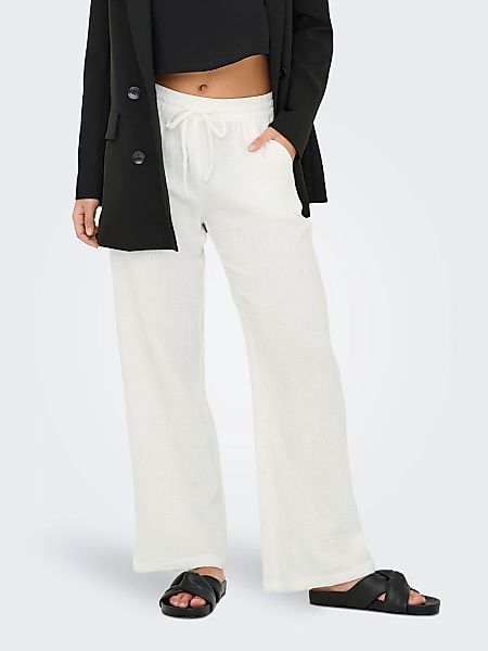 JDY Schlupfhose "JDYTHEIS LIFE WIDE PANT WVN NOOS", Sommerhose, aus Musseli günstig online kaufen