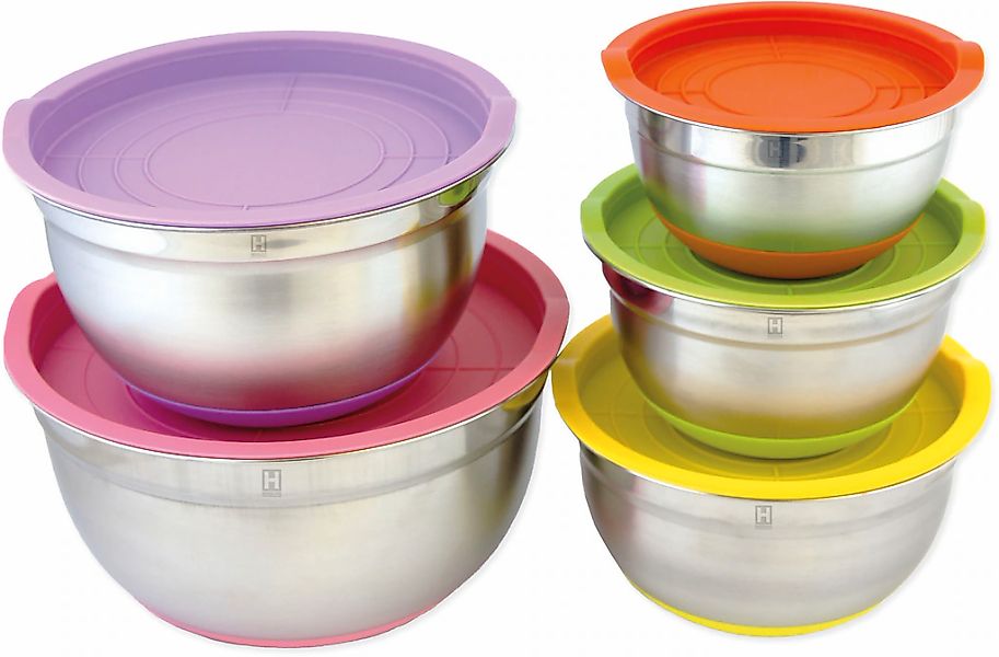 HENSSLERS Schüssel aus Edelstahl 5-teilig günstig online kaufen
