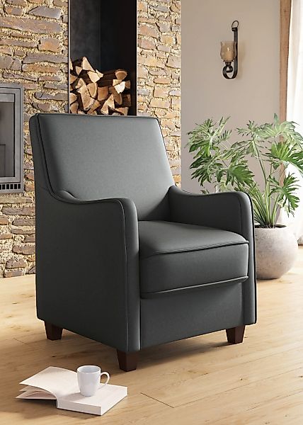 Home affaire Sessel "County" 1 Stk. tlg. mit englischer Naht und Federkern- günstig online kaufen
