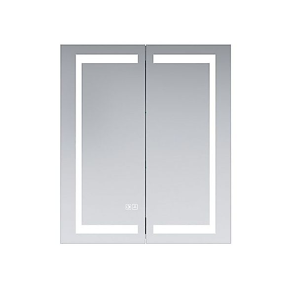 SONNI Badezimmerspiegelschrank Spiegelschrank 60x70x13cm Edelstahl mit günstig online kaufen