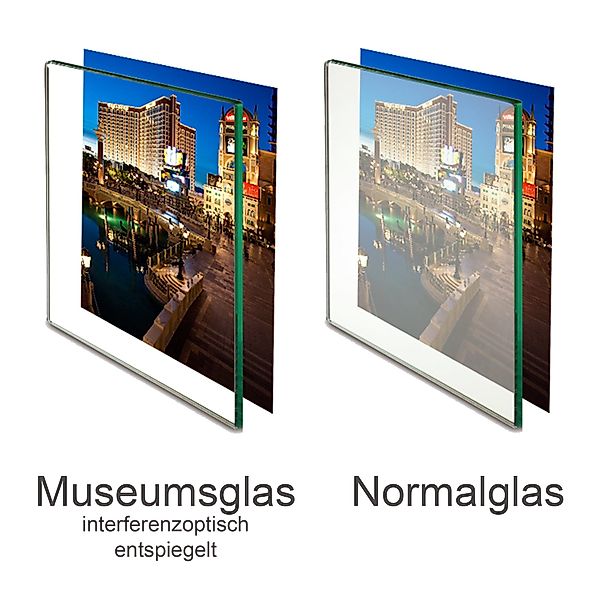 Panorahma Bilderrahmen Museumsglas Bilderrahmenglas mit UV günstig online kaufen